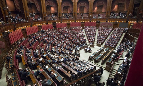 Government buildings and public institutions representing policy-aligned programmes